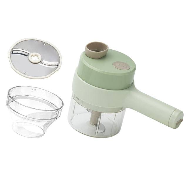 4 In 1 Handheld Electric Vegetable Cutter - TheWellBeing4All