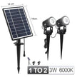 Outdoor Solar Landscape Light LED Waterproof Automatic On/Off for Wall Light Garden Patio Lawn Lamp - TheWellBeing4All