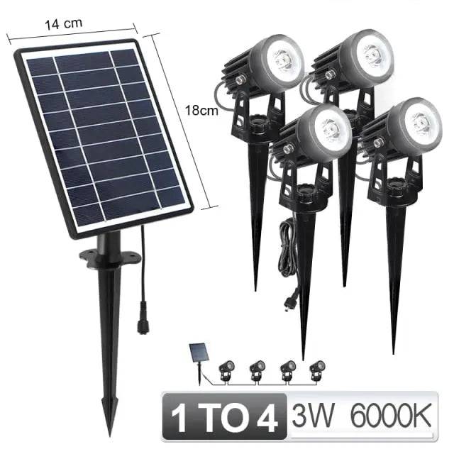 Outdoor Solar Landscape Light LED Waterproof Automatic On/Off for Wall Light Garden Patio Lawn Lamp - TheWellBeing4All