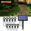 Waterproof Solar Light Garden & STREET Decoration; Courtyard Lamp - TheWellBeing4All