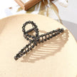 Rhinestone Metal Hair Claw Crab Clip For Women Girls Shiny Barrette Hairpin Crystal Pearl Hair Accessories Jewelry Gift - TheWellBeing4All