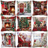 Merry Christmas Decorations for Home Xmas Cushion Cover Christmas Ornament Pillowcase Natal Navidad - TheWellBeing4All