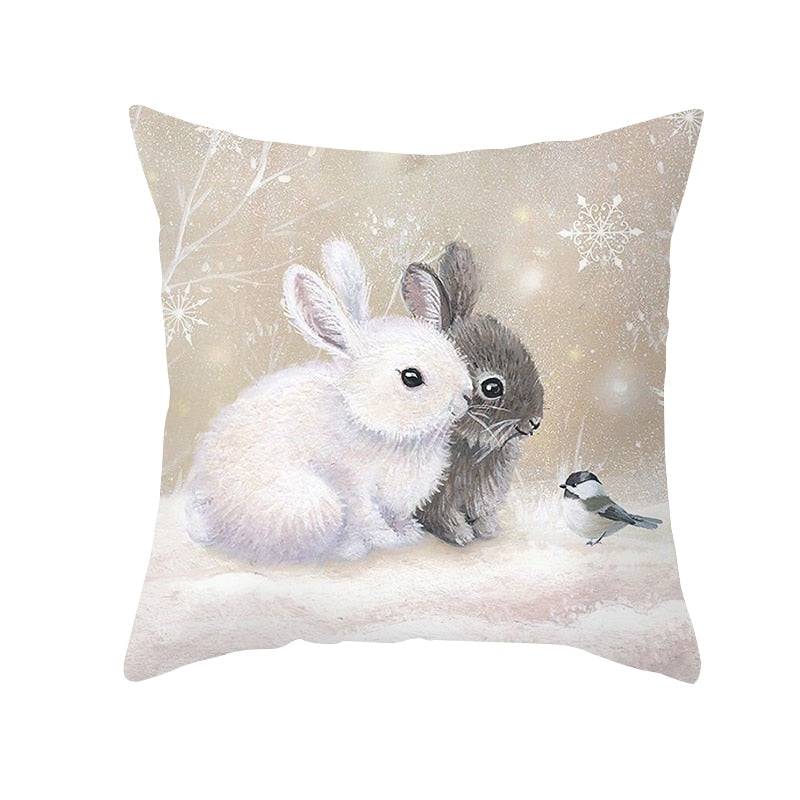 Merry Christmas Decorations for Home Xmas Cushion Cover Christmas Ornament Pillowcase Natal Navidad - TheWellBeing4All