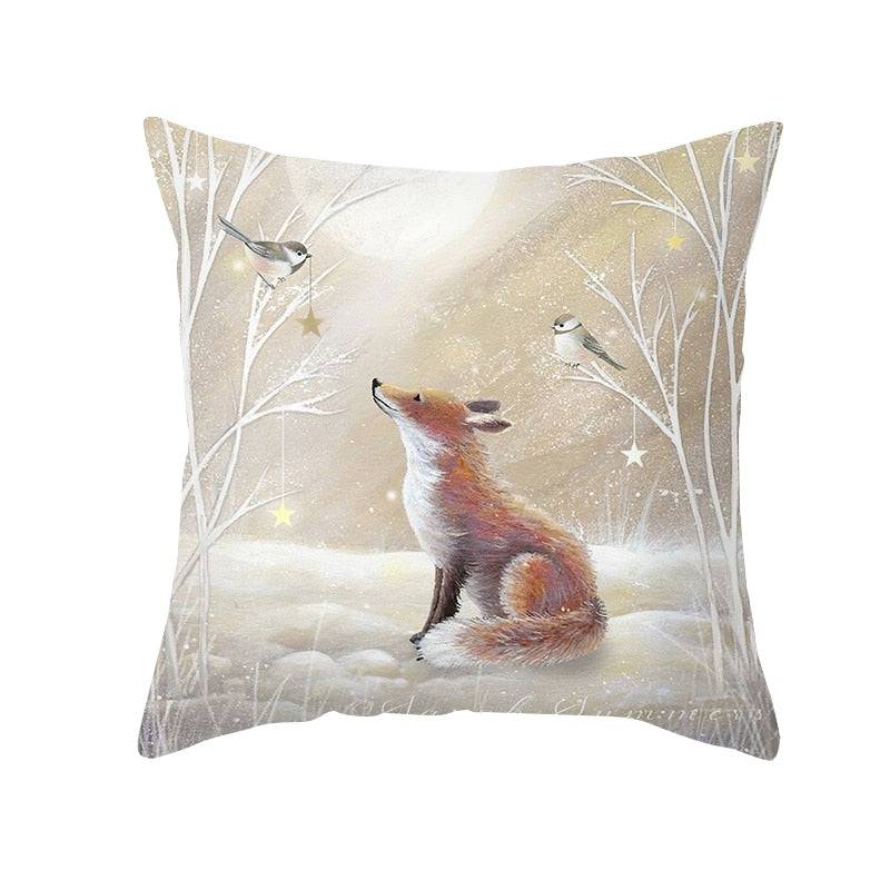 Merry Christmas Decorations for Home Xmas Cushion Cover Christmas Ornament Pillowcase Natal Navidad - TheWellBeing4All