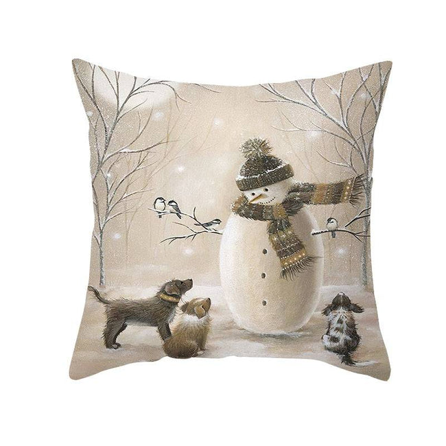 Merry Christmas Decorations for Home Xmas Cushion Cover Christmas Ornament Pillowcase Natal Navidad - TheWellBeing4All