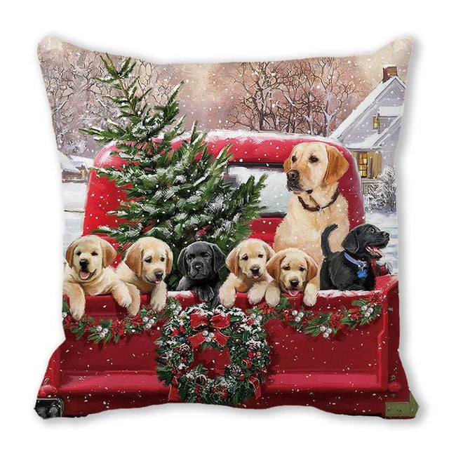 Merry Christmas Decorations for Home Xmas Cushion Cover Christmas Ornament Pillowcase Natal Navidad - TheWellBeing4All