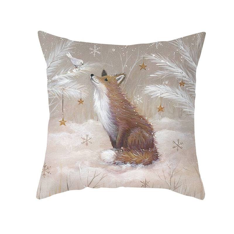 Merry Christmas Decorations for Home Xmas Cushion Cover Christmas Ornament Pillowcase Natal Navidad - TheWellBeing4All