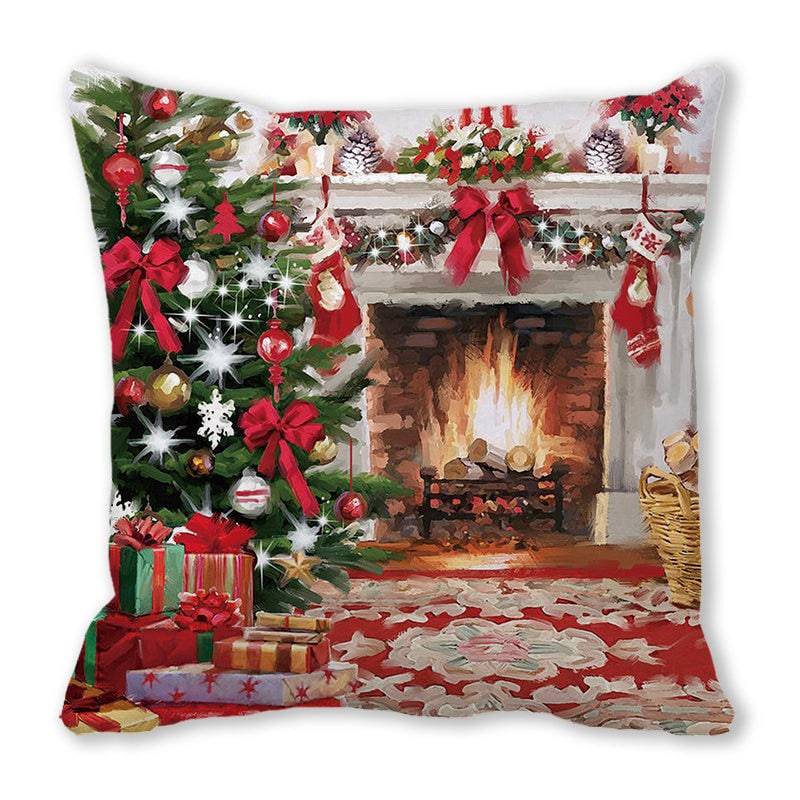 Merry Christmas Decorations for Home Xmas Cushion Cover Christmas Ornament Pillowcase Natal Navidad - TheWellBeing4All