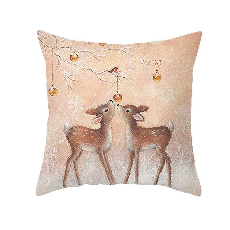 Merry Christmas Decorations for Home Xmas Cushion Cover Christmas Ornament Pillowcase Natal Navidad - TheWellBeing4All