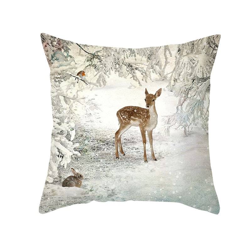 Merry Christmas Decorations for Home Xmas Cushion Cover Christmas Ornament Pillowcase Natal Navidad - TheWellBeing4All