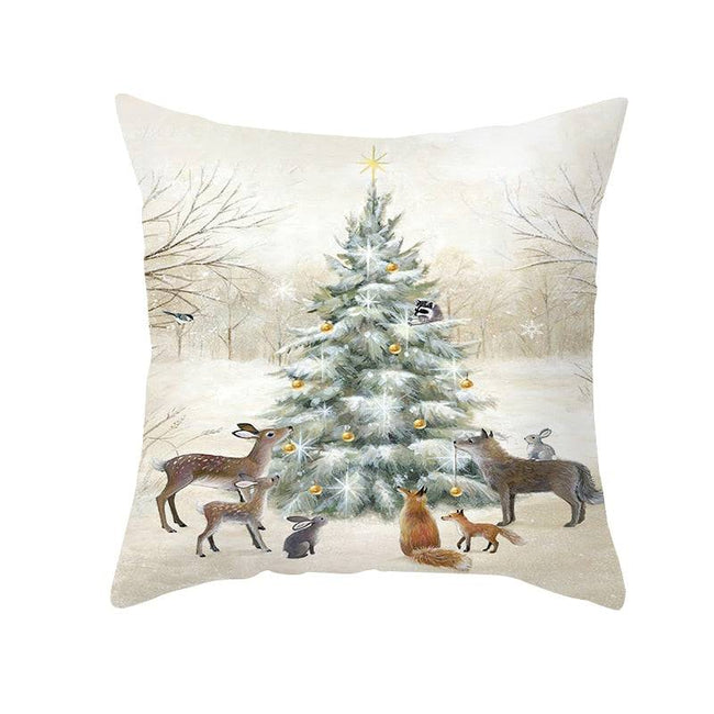 Merry Christmas Decorations for Home Xmas Cushion Cover Christmas Ornament Pillowcase Natal Navidad - TheWellBeing4All