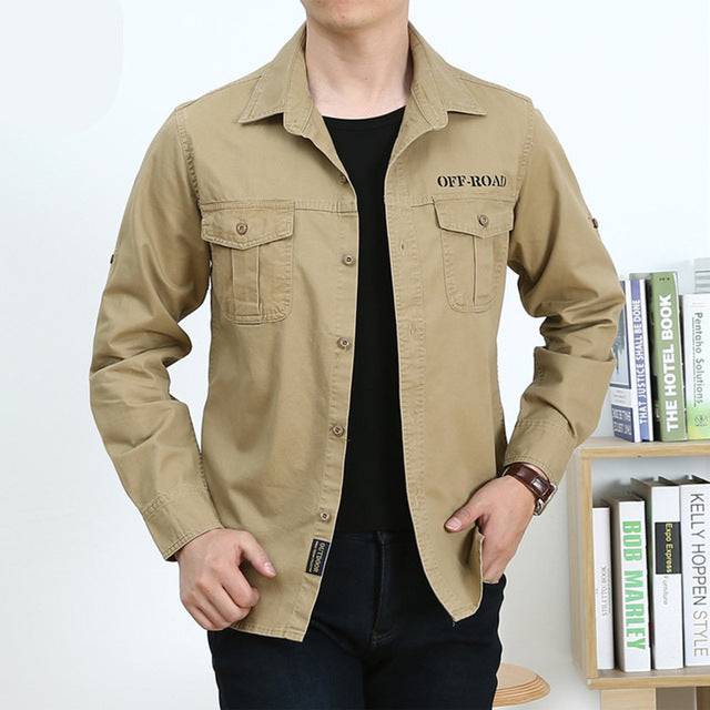 MEN Shirt  Oversize Loose Long Sleeve - TheWellBeing4All