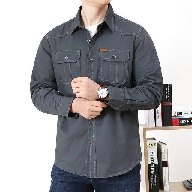 Pure Cotton Casual Shirt - TheWellBeing4All