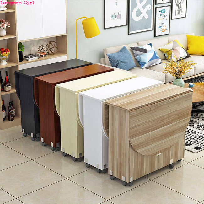 Folding Table Solid Wood Storage - TheWellBeing4All