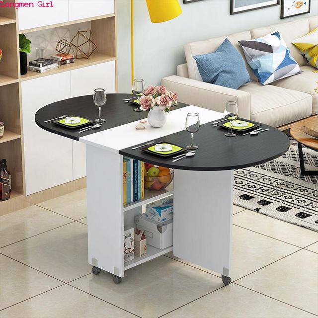 Folding Table Solid Wood Storage - TheWellBeing4All