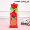 Xmas Wine Bottle Dust Cover Noel Navidad Christmas Decoration - TheWellBeing4All