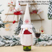 Xmas Wine Bottle Dust Cover Noel Navidad Christmas Decoration - TheWellBeing4All