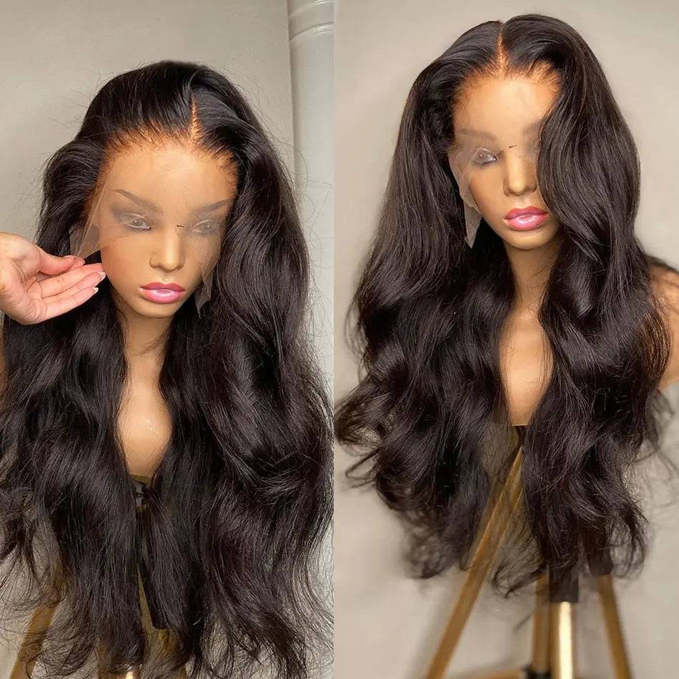 SoGreat Body Wave Lace Front Human Hair Wig for Black Women Pre Plucked Brazilian 13x4 30 Inch Loose Wave Hd Lace Frontal Wigs - TheWellBeing4All
