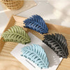 Large Leaf Hair Clamping Clip Back Head Bathing Plate Hair Clip Shark Clip 9cm*5cm Headwear - TheWellBeing4All