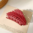 Large Leaf Hair Clamping Clip Back Head Bathing Plate Hair Clip Shark Clip 9cm*5cm Headwear - TheWellBeing4All