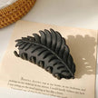 Large Leaf Hair Clamping Clip Back Head Bathing Plate Hair Clip Shark Clip 9cm*5cm Headwear - TheWellBeing4All