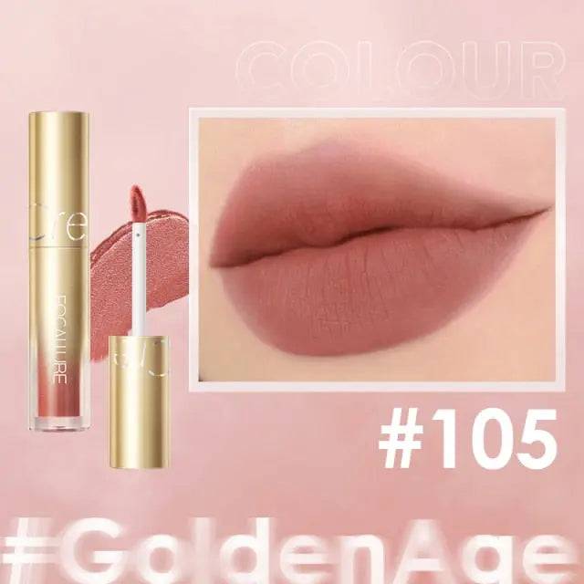 Smooth Lip Cream Velvet Matte Lip Glaze Pigment Long Lasting - TheWellBeing4All