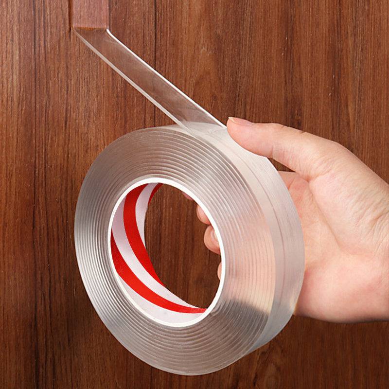 Transparent Double Sided Tape Nano Tape Waterproof Wall Stickers Reusable Heat Resistant Bathroom Home Decoration Tapes - TheWellBeing4All