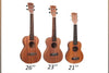 Sapele Ukulele Rosewood Fretboard 4 Nylon Strings Hawaiian Uke Pack W/ Gig Bag - TheWellBeing4All