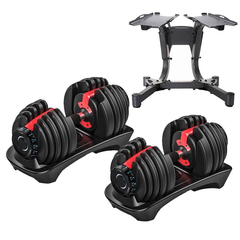 Adjustable Dumbbell Set Professional Gym Fitness - TheWellBeing4All