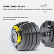 Adjustable Dumbbell Set Professional Gym Fitness - TheWellBeing4All