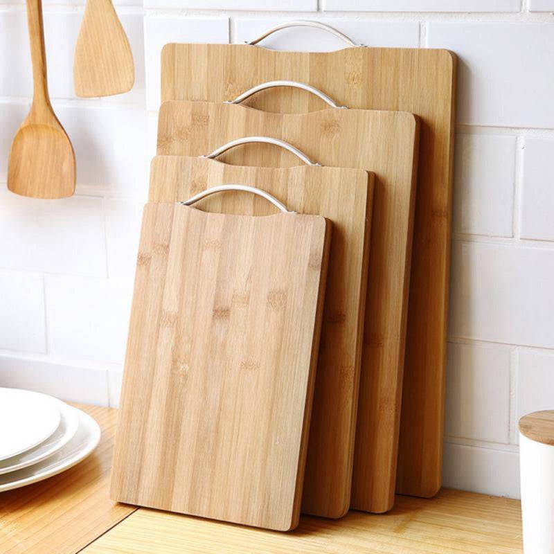 Kitchen Chopping Board Wooden. Outdoor Camping Food Cutting Board Bamboo Rectangle Cutting Board - TheWellBeing4All
