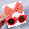 Bows Headband Round Children Sun Glasses Protection - TheWellBeing4All