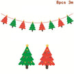 Wooden Christmas Door Hanging Oranments Wall Xmas Dec Merry Christmas Decor - TheWellBeing4All