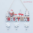 Wooden Christmas Door Hanging Oranments Wall Xmas Dec Merry Christmas Decor - TheWellBeing4All