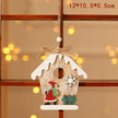 Wooden Christmas Door Hanging Oranments Wall Xmas Dec Merry Christmas Decor - TheWellBeing4All