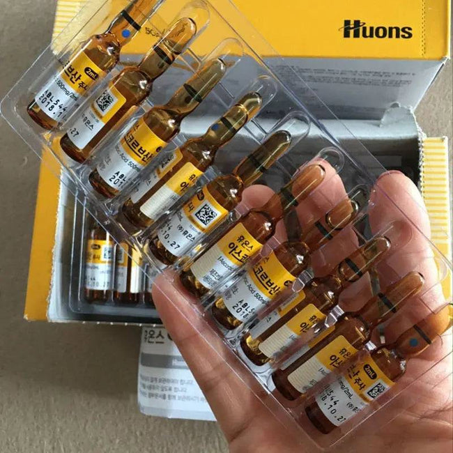 Korea Vitamin C Anti-Aging Ampoules Anti-Aging Ascorbic Acid For Beauty Skin Care Powerful Anti-wrinkle With box 2ml*50pcs - TheWellBeing4All