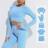 Seamless Yoga Set Women Workout Set Sportswear Fitness Clothes For Women Clothing Gym Leggings Sport Suit - TheWellBeing4All