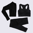 Energy Seamless Yoga Set Sport Outfit For Woman Gym Clothing Fitness Long Sleeve Crop Top High Waist Leggings Running Sportswear - TheWellBeing4All