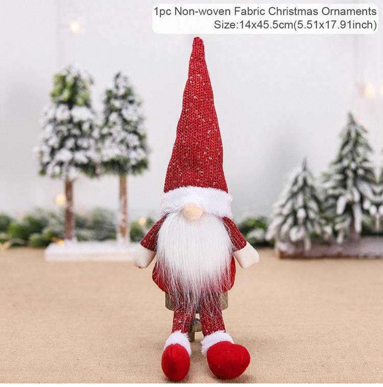 Gnome Christmas Faceless Doll Merry Christmas Decorations - TheWellBeing4All