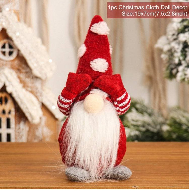 Gnome Christmas Faceless Doll Merry Christmas Decorations - TheWellBeing4All