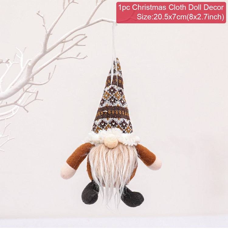 Gnome Christmas Faceless Doll Merry Christmas Decorations - TheWellBeing4All