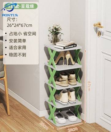 Shoe Rack Folding Shoe Cabinet Multi-layer Shoes Storage Organizer Space-Saving - TheWellBeing4All