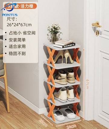 Shoe Rack Folding Shoe Cabinet Multi-layer Shoes Storage Organizer Space-Saving - TheWellBeing4All