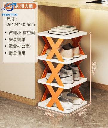 Shoe Rack Folding Shoe Cabinet Multi-layer Shoes Storage Organizer Space-Saving - TheWellBeing4All