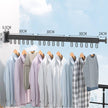 Retractable Cloth Drying Rack Indoor & outdoor Space Saving Folding Clothes Hanger Wall Mount Aluminum Home Laundry Clothesline - TheWellBeing4All