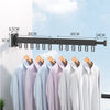 Retractable Cloth Drying Rack Indoor & outdoor Space Saving Folding Clothes Hanger Wall Mount Aluminum Home Laundry Clothesline - TheWellBeing4All