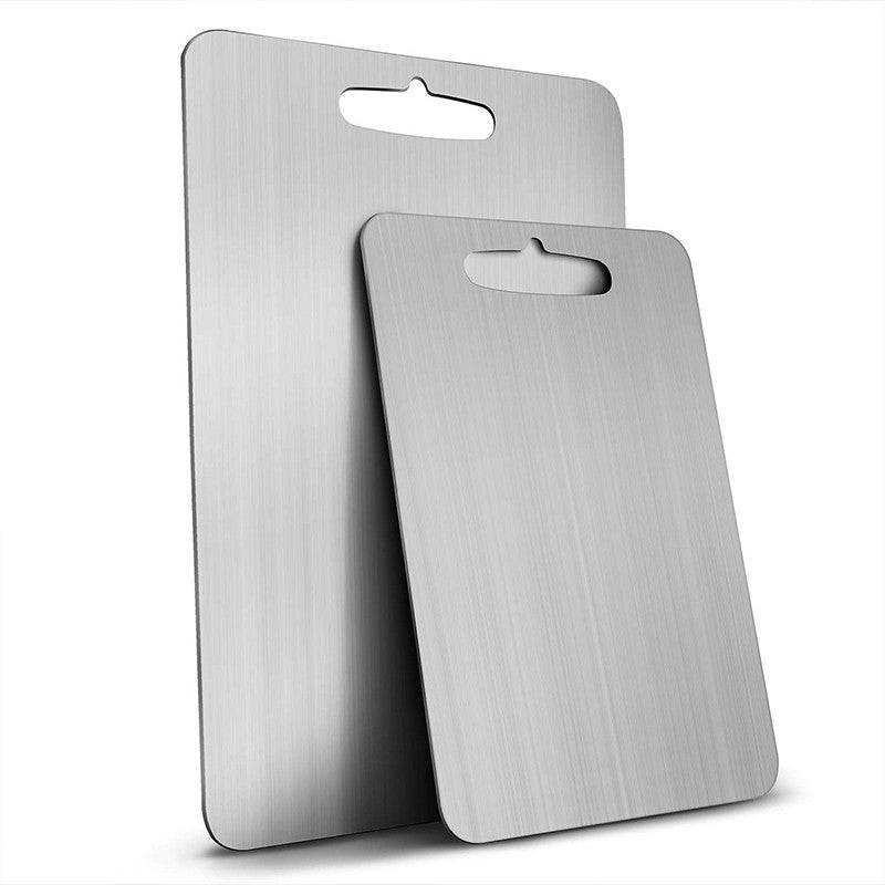 Stainless Steel Cutting Board Home Kitchen Rectangular Board Sterile Mildew Proof - TheWellBeing4All