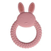 Baby Teether Silicone Bracelet BPA Free  Cute Animal Silicone Pendant Wood Ring  Teething Rattle - TheWellBeing4All