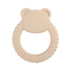 Baby Teether Silicone Bracelet BPA Free  Cute Animal Silicone Pendant Wood Ring  Teething Rattle - TheWellBeing4All