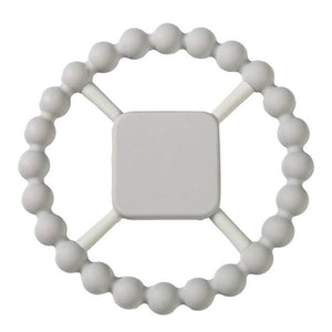 Baby Teether Silicone Bracelet BPA Free  Cute Animal Silicone Pendant Wood Ring  Teething Rattle - TheWellBeing4All